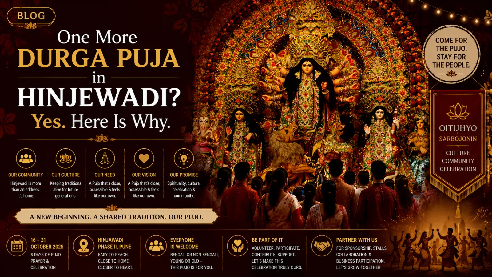 One More Durga Puja in Hinjewadi? Yes. Here Is Why.