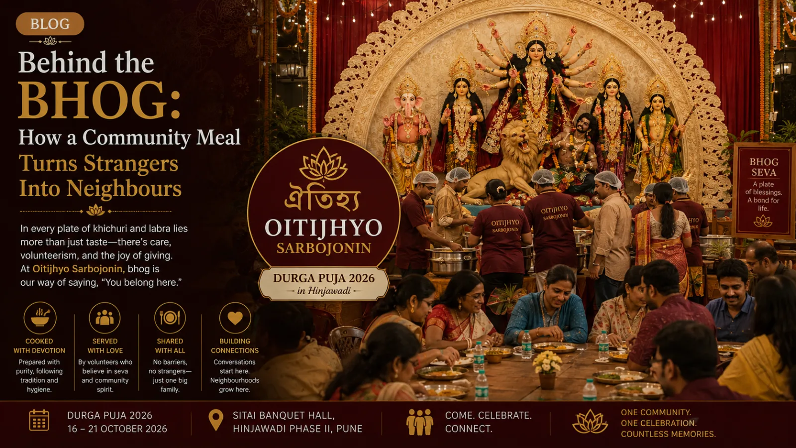 Behind the Bhog: How a Community Meal Turns Strangers Into Neighbours