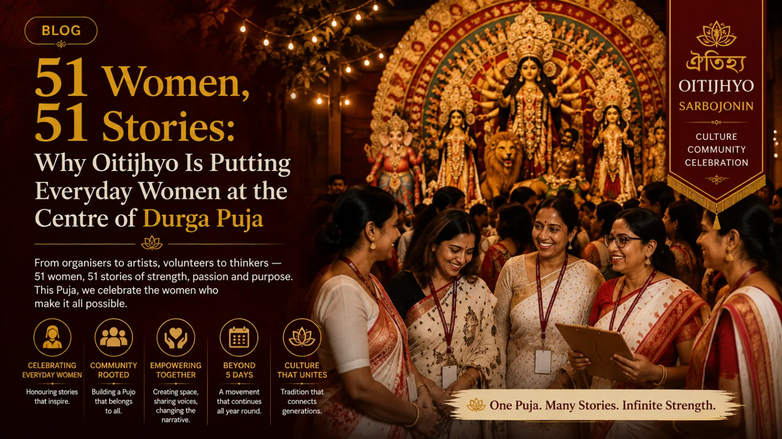 51 Women, 51 Stories: Why Oitijhyo Is Putting Everyday Women at the Centre of Durga Puja
