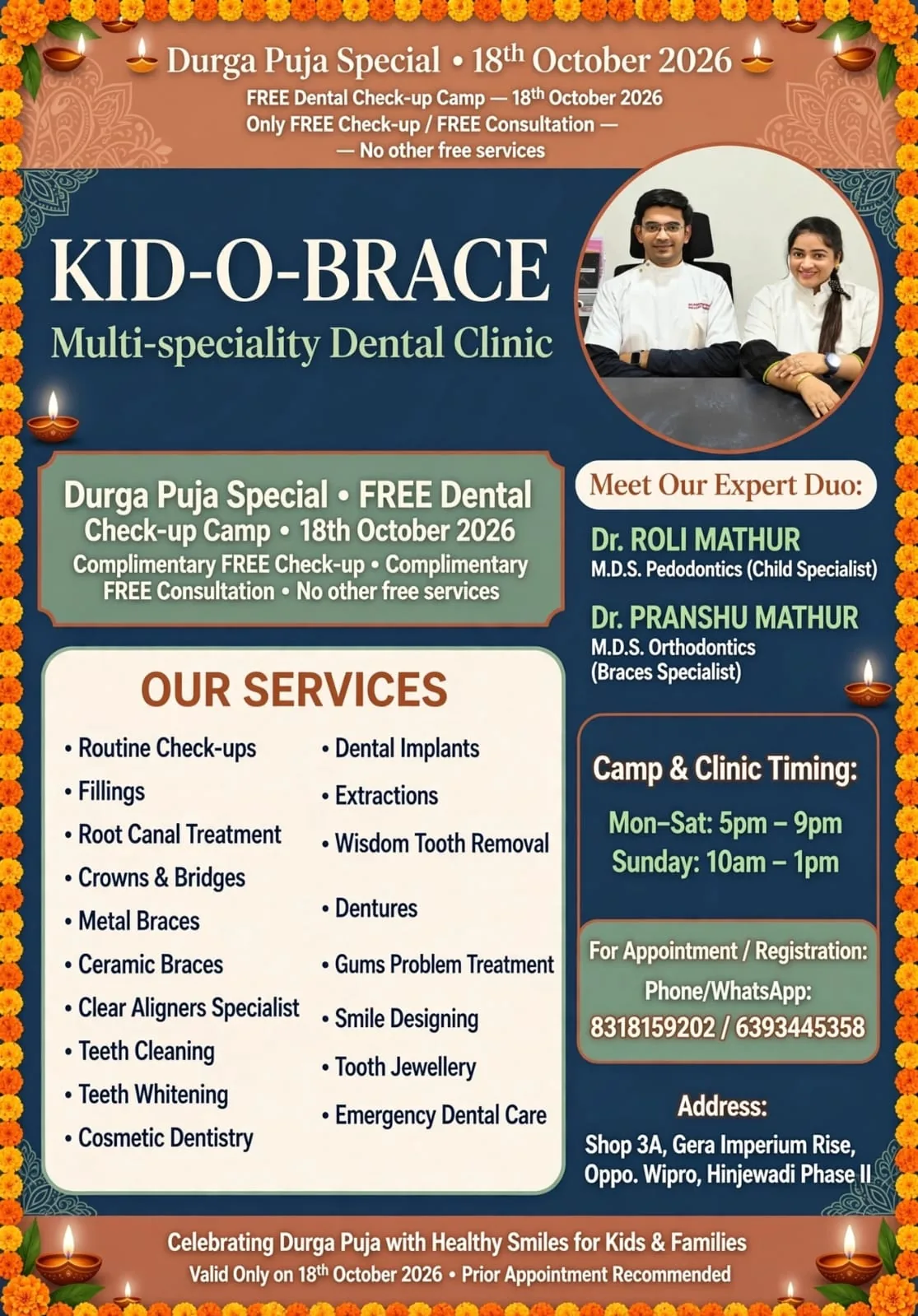Kid-O-Brace – Free Dental Check-up Camp